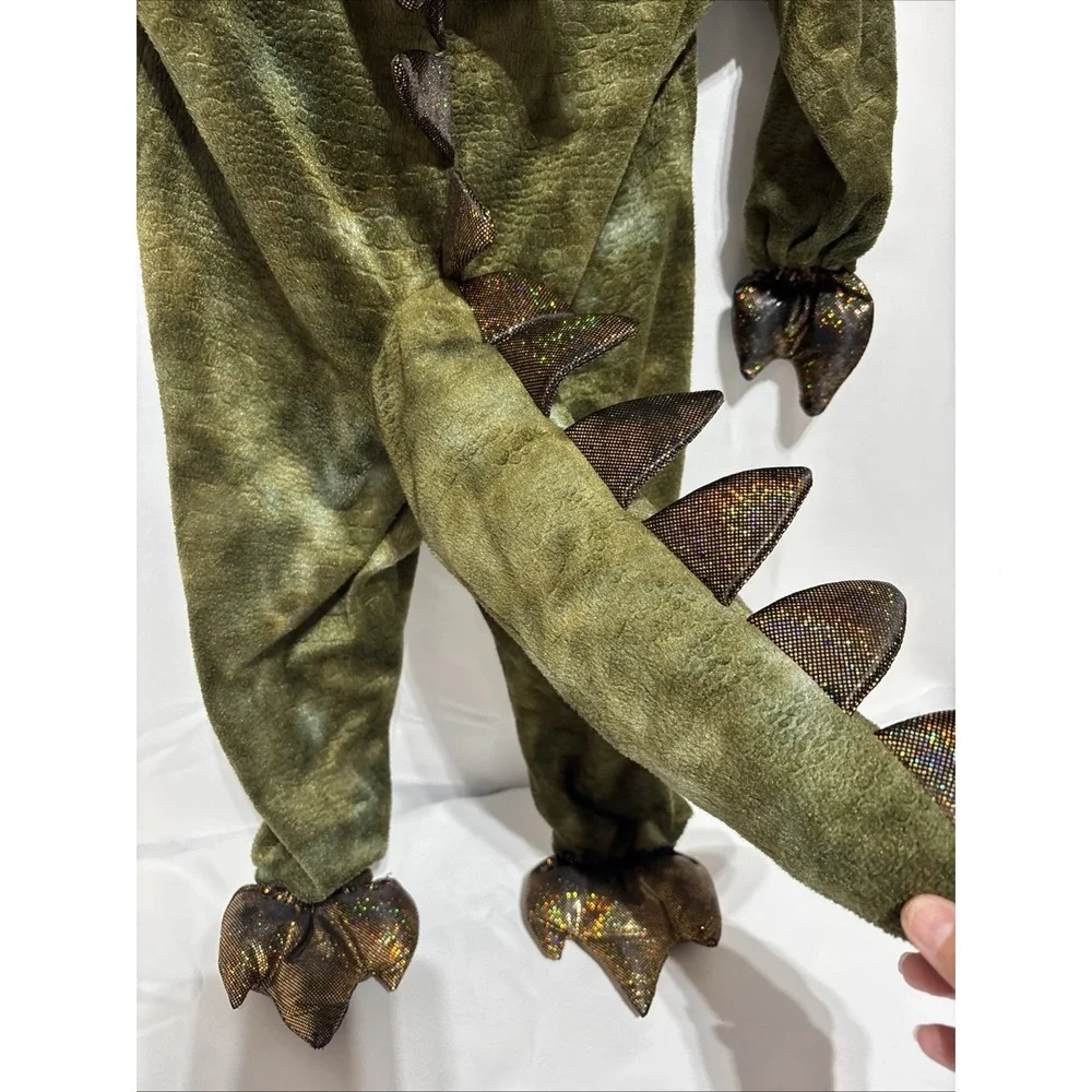 Princess Paradise Toddler dragon costume Full front zip Hood and tail‎ 18M-2yrs.